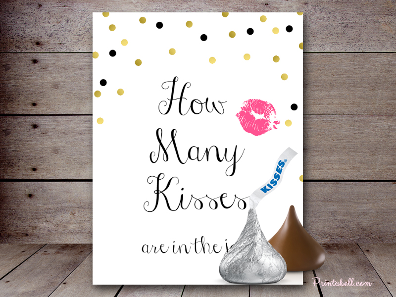 How Many Kisses Printabell • Create