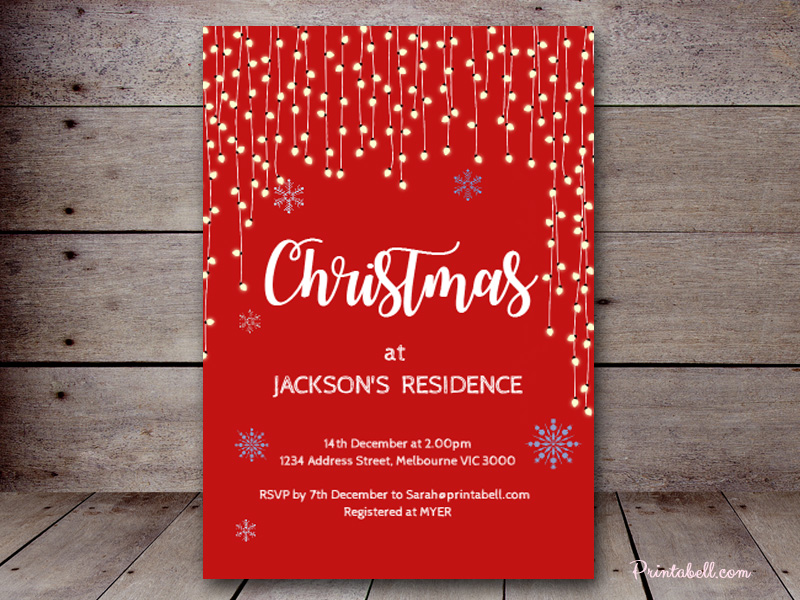 Christmas Party Invitations Content 5