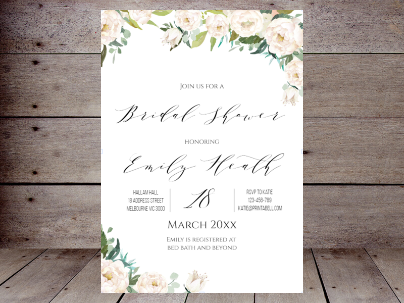 editable bridal shower invitations printabell create
